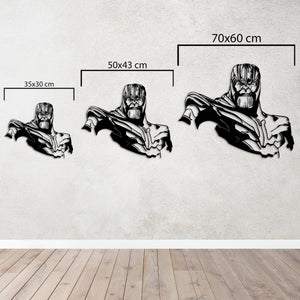 Armored Thanos – Silhouette Metal Wall Art