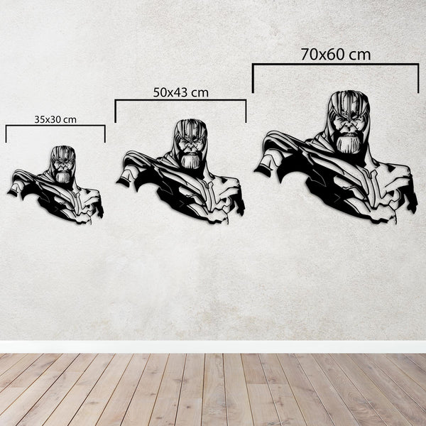 Armored Thanos – Silhouette Metal Wall Art