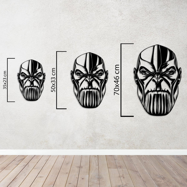 Thanos Portrait – Metal Wall Art