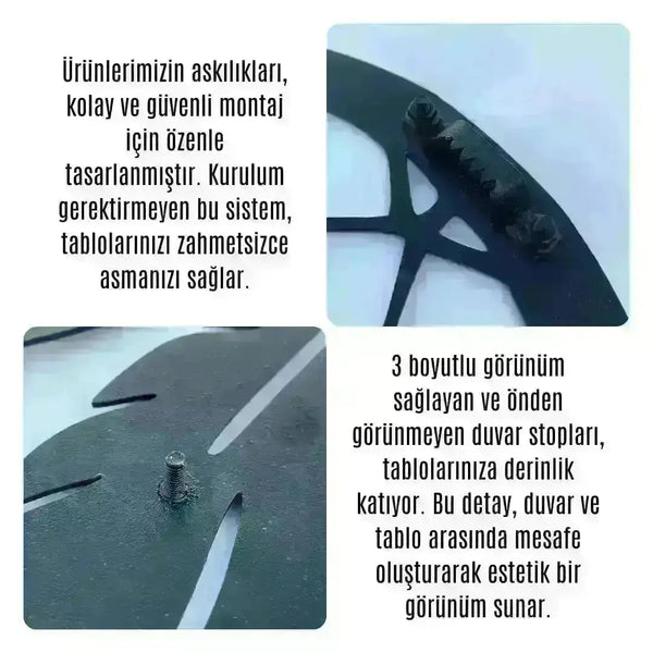 Sahil Kasabası – Metal Duvar Dekoru Laser Artique