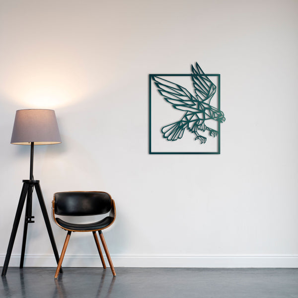 Symbol of Ascension Eagle Metal Wall Art | Majestic Wall Sculpture