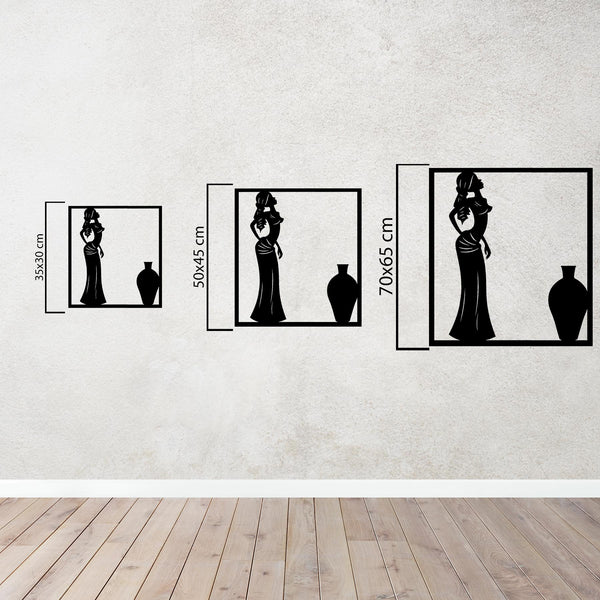 Silent Pride Metal Wall Art | Majestic Animal Decorative Sculpture