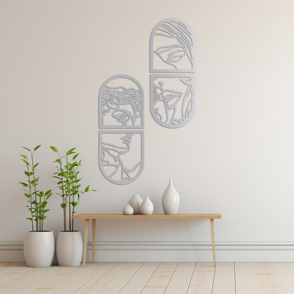 Window of Love Metal Wall Art | Romantic Decorative Wall Decor