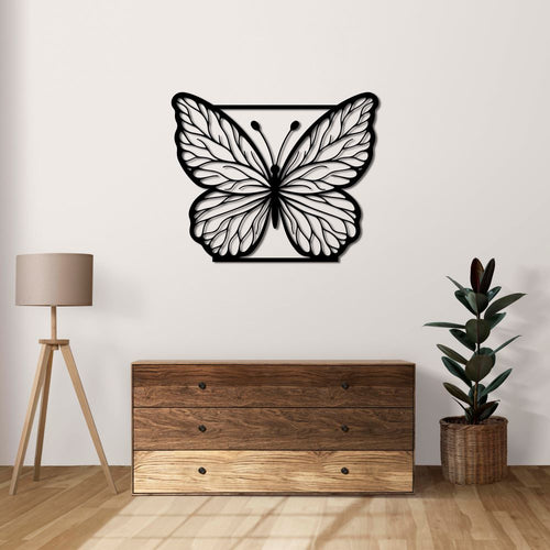 Elegant Butterfly Metal Wall Art | Decorative Wall Sculpture Decor