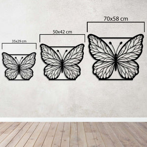 Elegant Butterfly Metal Wall Art | Decorative Wall Sculpture Decor