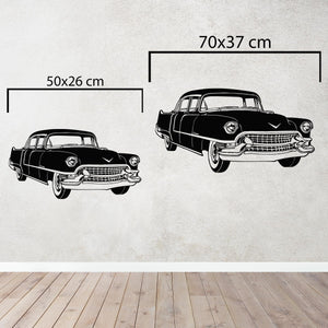 Classic Cadillac Car Metal Wall Art | Vintage Automobile Sculpture