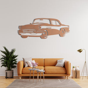 Classic American Legend Car Metal Wall Art | Vintage Auto Sculpture