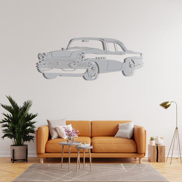 Classic American Legend Car Metal Wall Art | Vintage Auto Sculpture