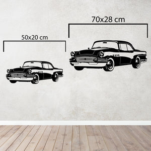 Classic American Legend Car Metal Wall Art | Vintage Auto Sculpture