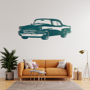 Classic American Legend Car Metal Wall Art | Vintage Auto Sculpture