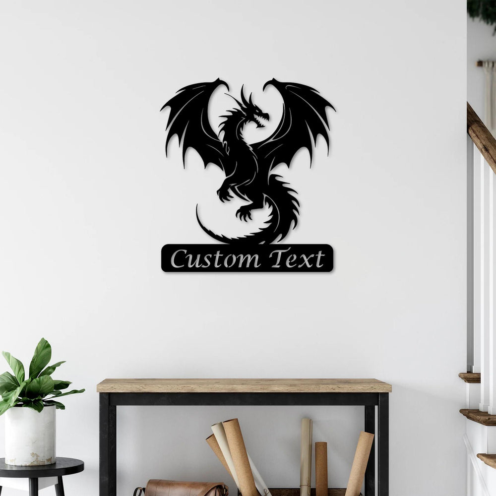 Dragon Rise Metal Wall Art | Unique Decorative Wall Sculpture