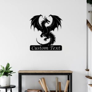 Dragon Rise Metal Wall Art | Unique Decorative Wall Sculpture