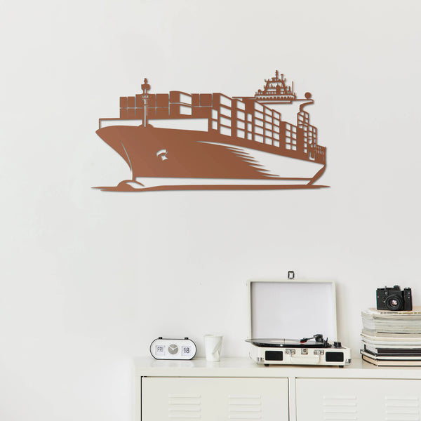 Ufkun Taşıyıcısı – Gemi Metal Duvar Dekoru Laser Artique