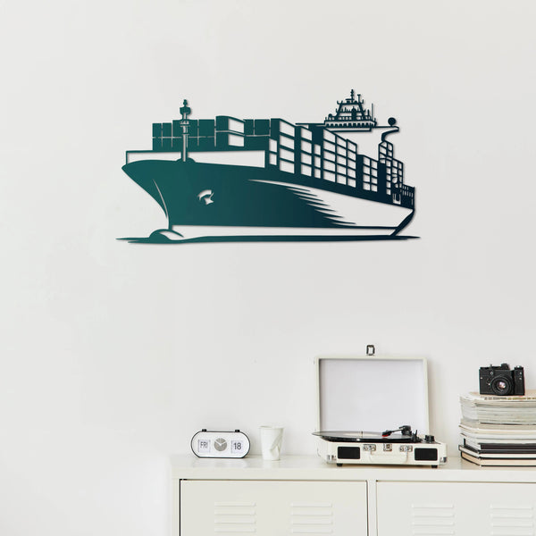 Ufkun Taşıyıcısı – Gemi Metal Duvar Dekoru Laser Artique