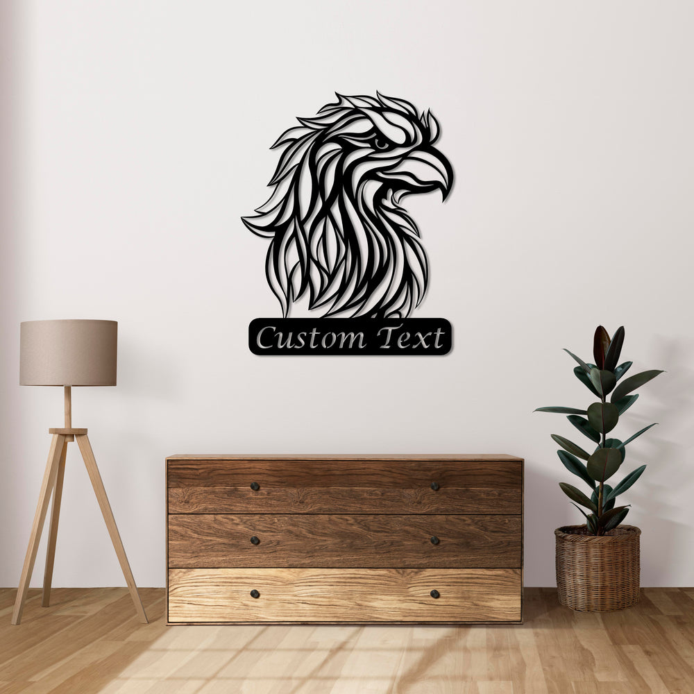 Eagle's Majesty Metal Wall Art | Decorative Animal Wall Sculpture