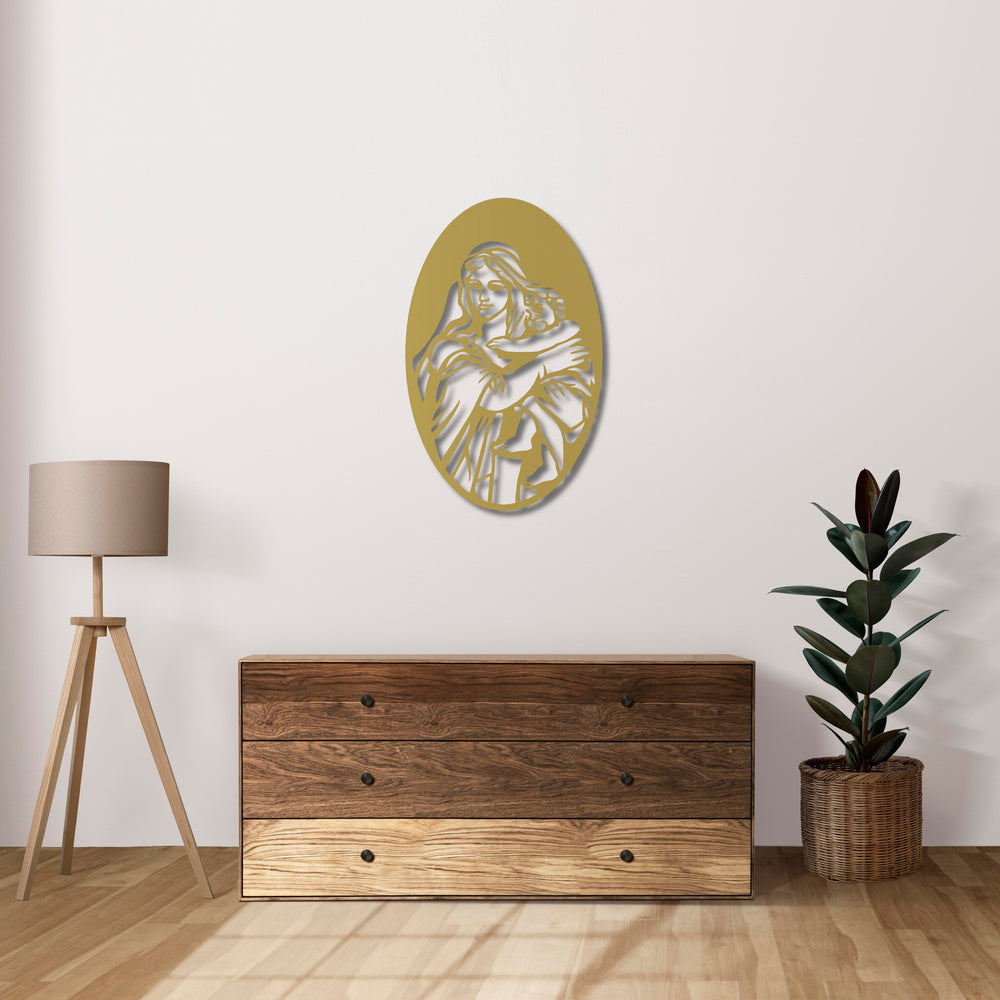 Light of Compassion Metal Wall Art | Inspirational Sculpture