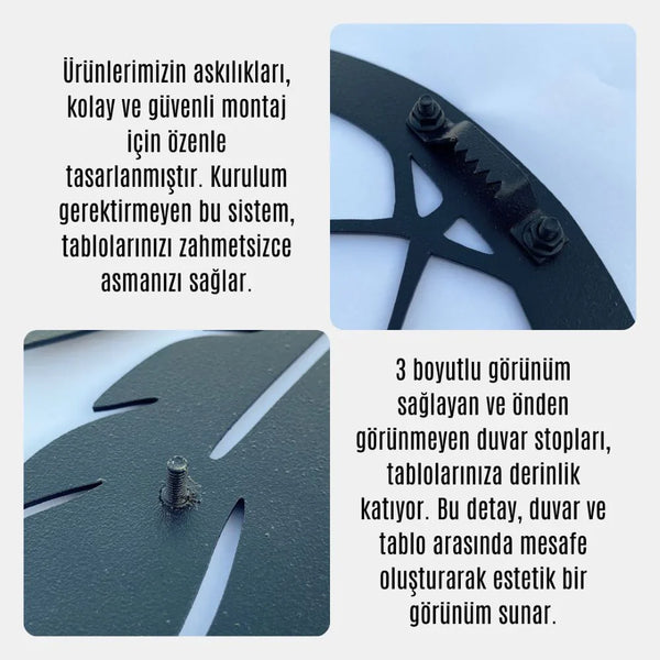 Atatürk Signature Infinity Metal Wall Art | Tribute Sculpture