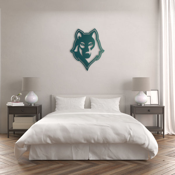 Wild Spirit Wolf Metal Wall Art | Decorative Animal Wall Sculpture