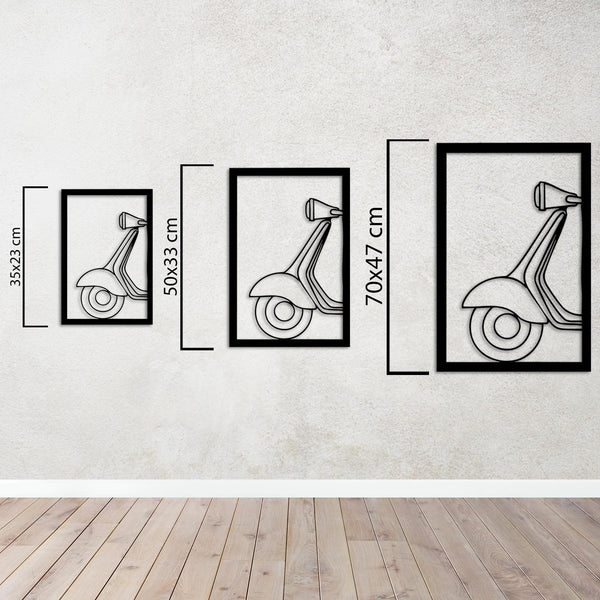 Spirit of Vespa – Scooter Metal Wall Art