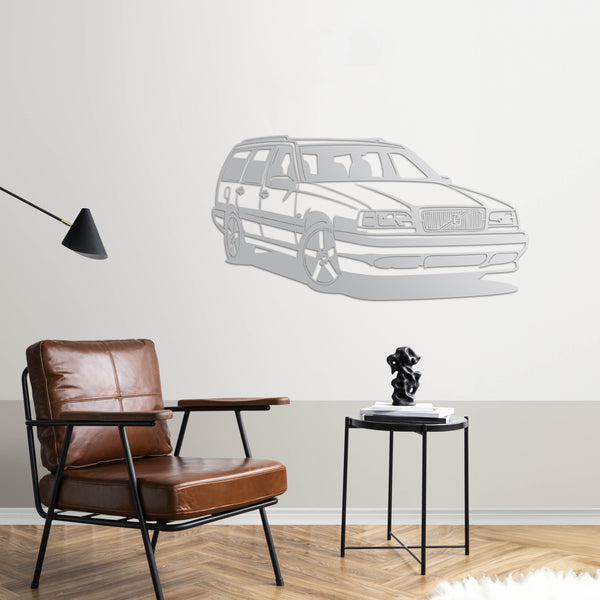 Volvo 850 R – Araba Metal Duvar Dekoru Laser Artique