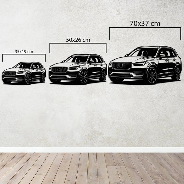 Volvo XC90 – Araba Metal Duvar Dekoru Laser Artique