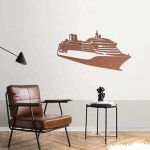 Okyanusların Kraliçesi – Metal Duvar Dekoru Laser Artique