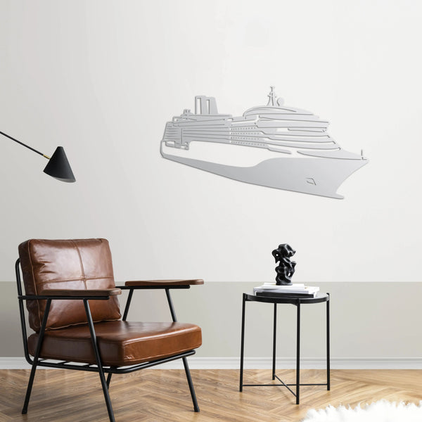 Okyanusların Kraliçesi – Metal Duvar Dekoru Laser Artique