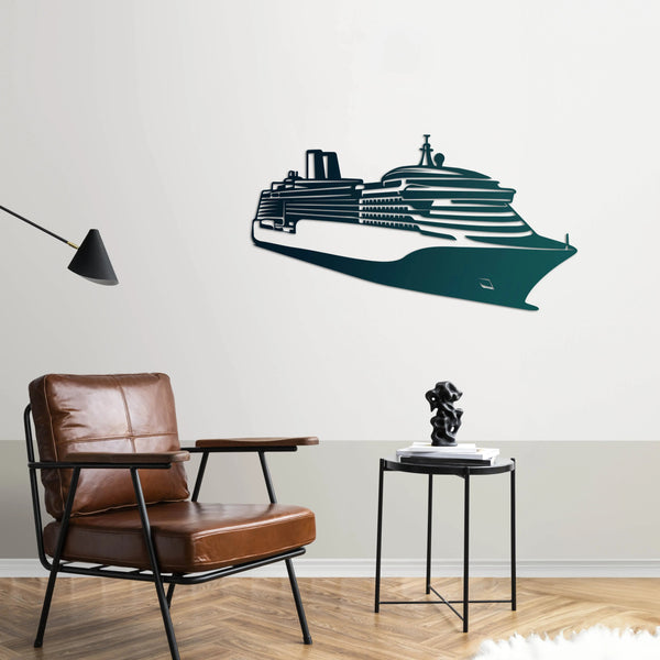 Okyanusların Kraliçesi – Metal Duvar Dekoru Laser Artique