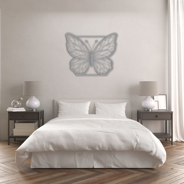 Elegant Butterfly Metal Wall Art | Decorative Wall Sculpture Decor